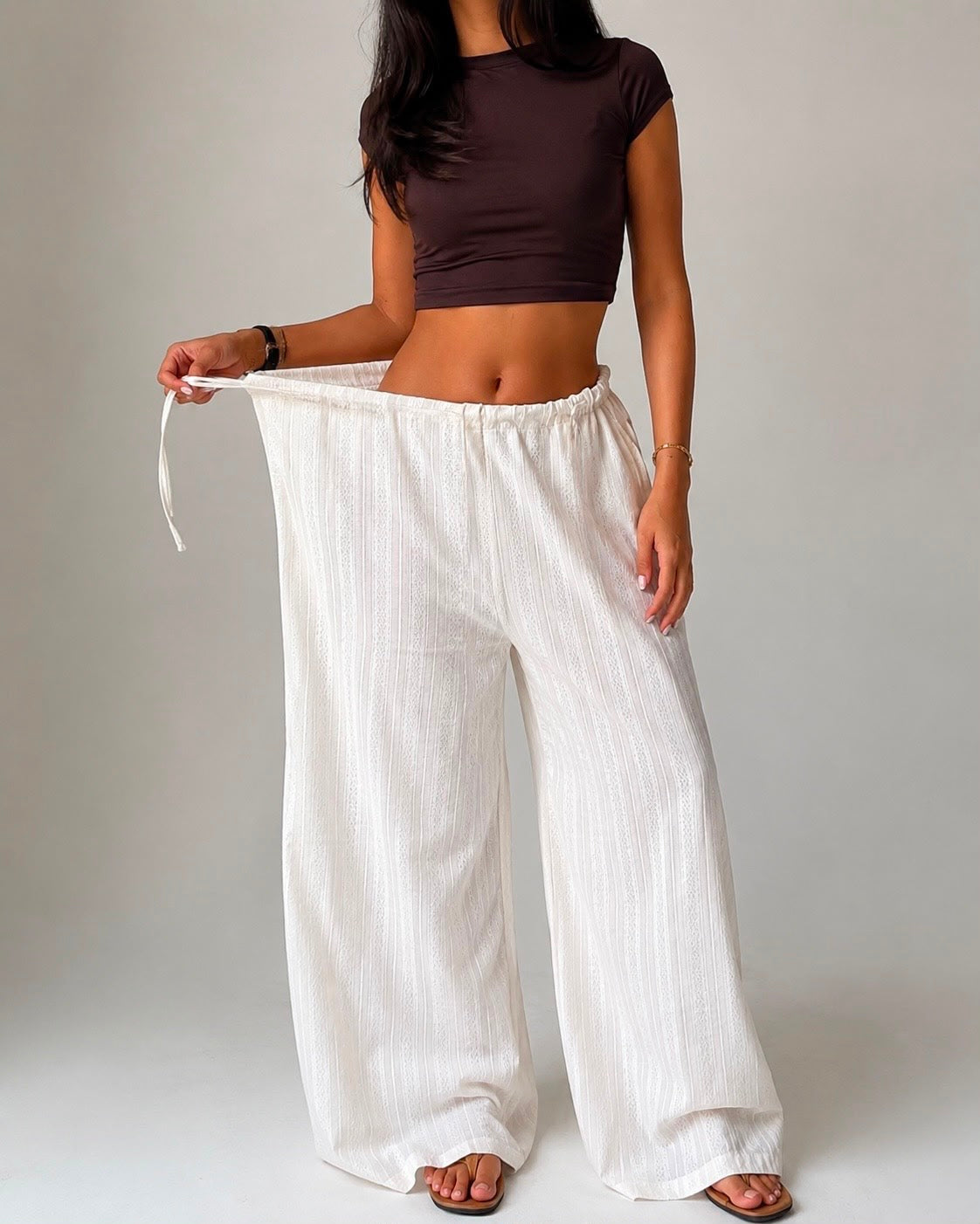 lychee vanilla tie-wrap pants – Butter